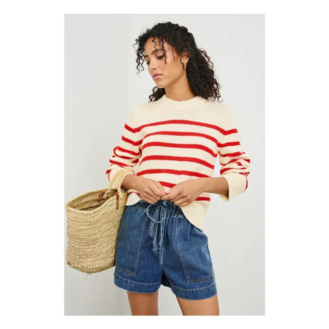 Jersey de rayas Alise | Rojo