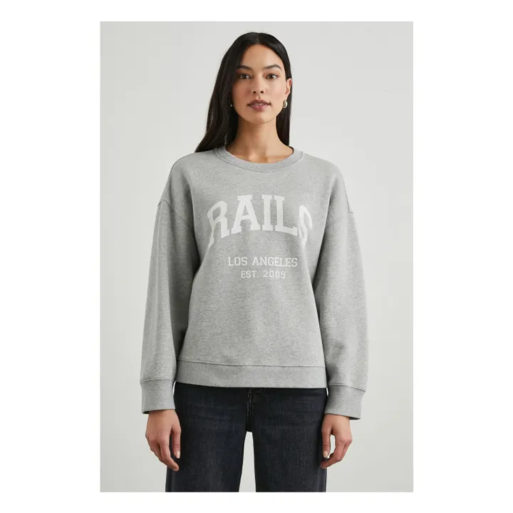 Sweat Anniversary | Gris chiné- Image produit n°1
