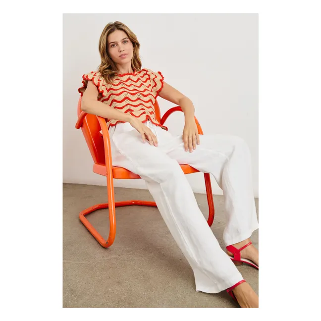 Coen Mesh Top | Rot