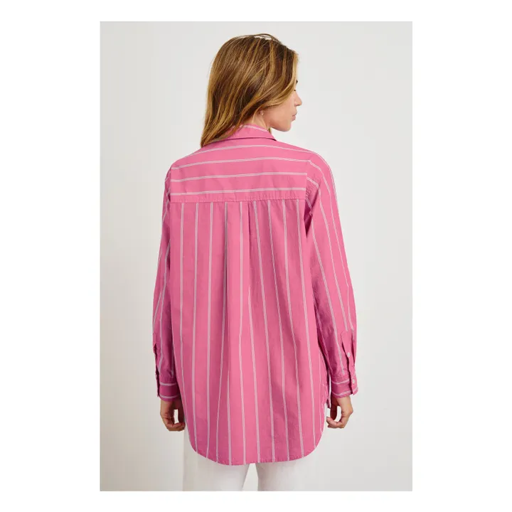 Chemise Elsa Rayures | Rose- Image produit n°6
