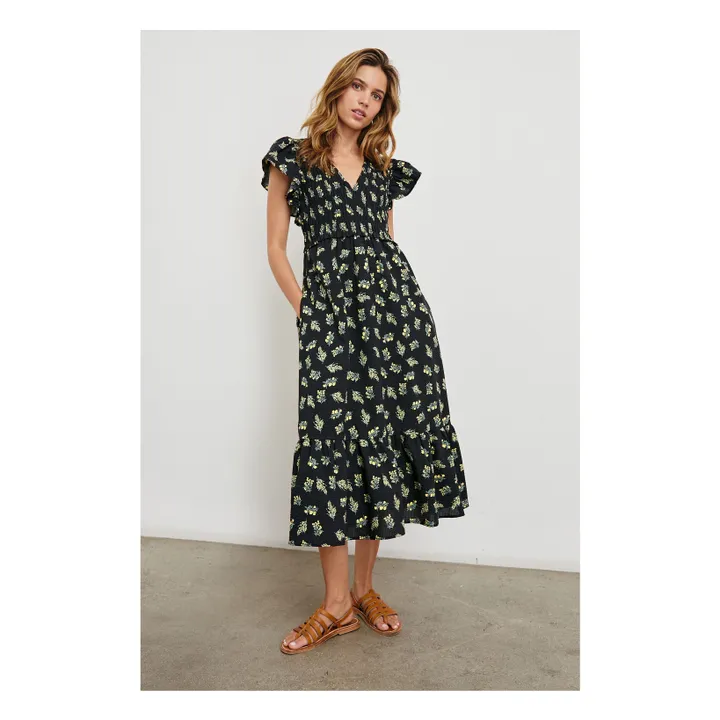 Robe Clémentine Amaryllis | Noir- Image produit n°1