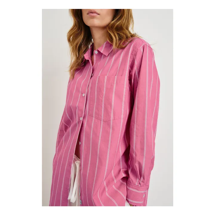 Chemise Elsa Rayures | Rose- Image produit n°5