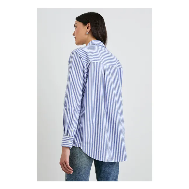 Hemd Elsa Feine Streifen | Blau