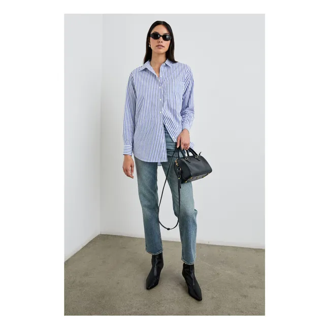 Hemd Elsa Feine Streifen | Blau