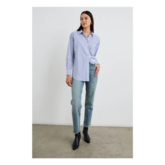 Hemd Elsa Feine Streifen | Blau