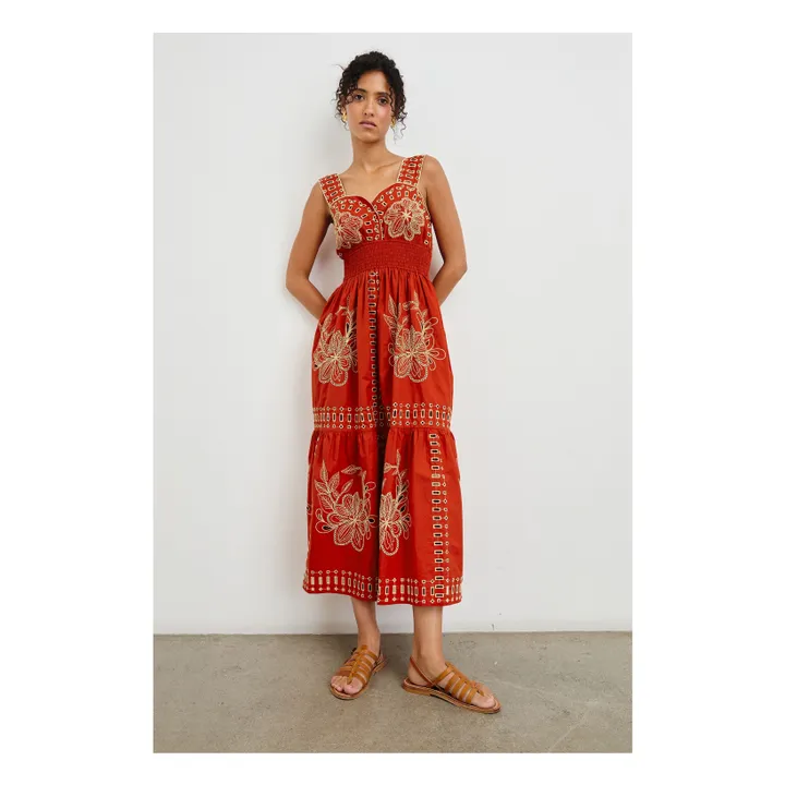 Robe Fawn | Rouge- Image produit n°1