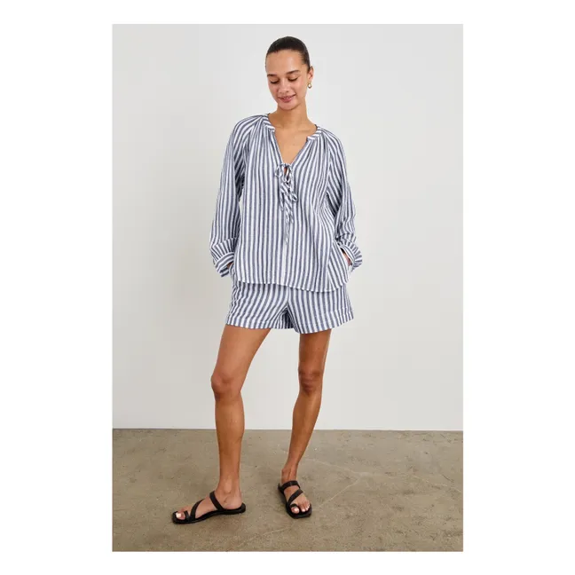Short Leighton Admiral Rayures | Bleu