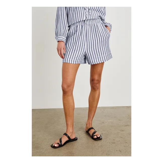Short Leighton Admiral Rayures | Bleu