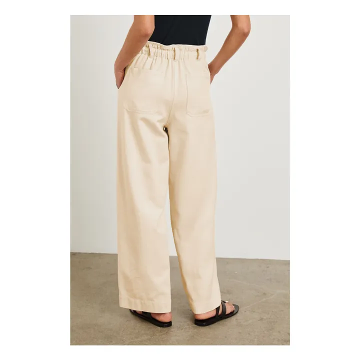 Pantalon Ryan | Ecru- Image produit n°5