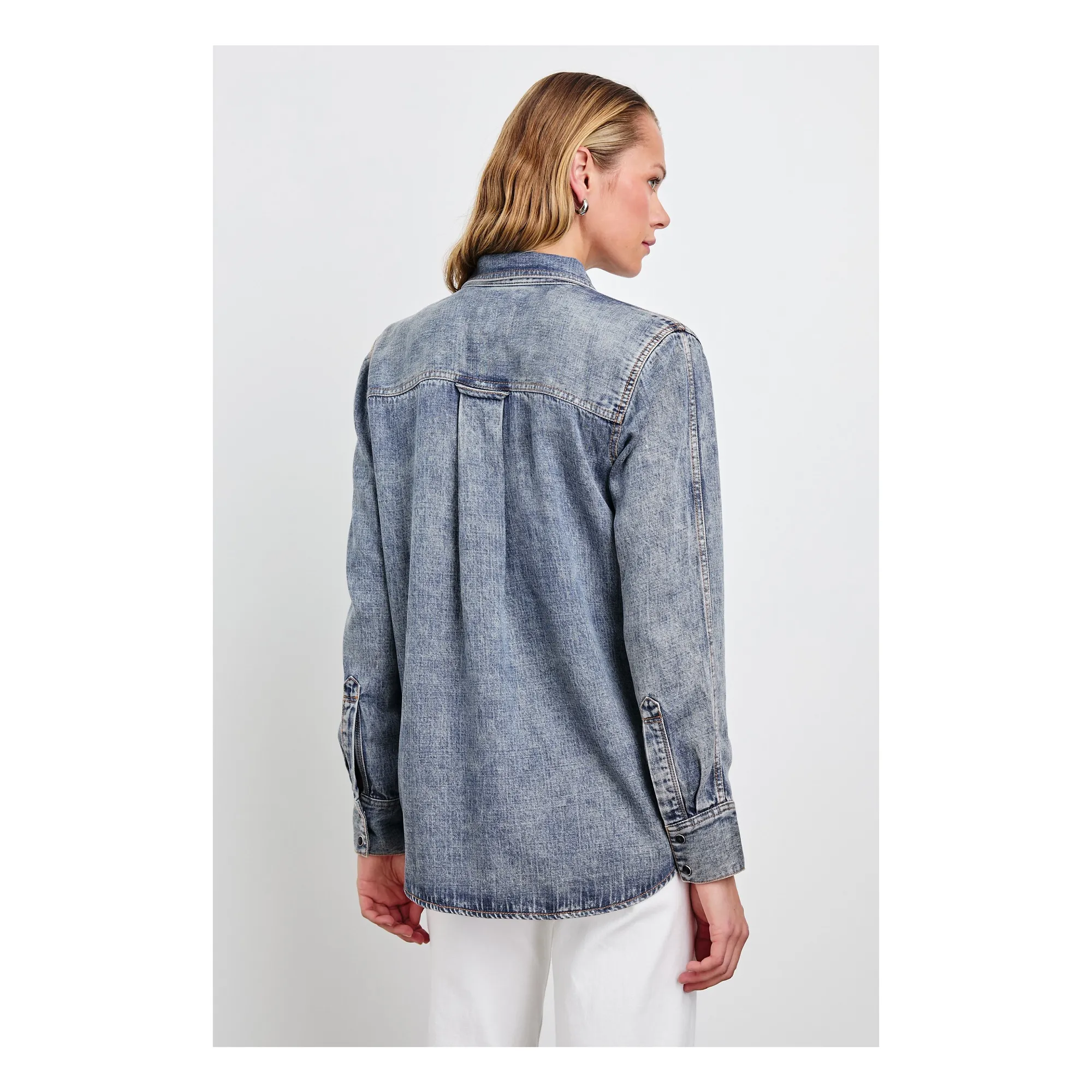 Chemise Atticus | Mid Blue- Image produit n°5