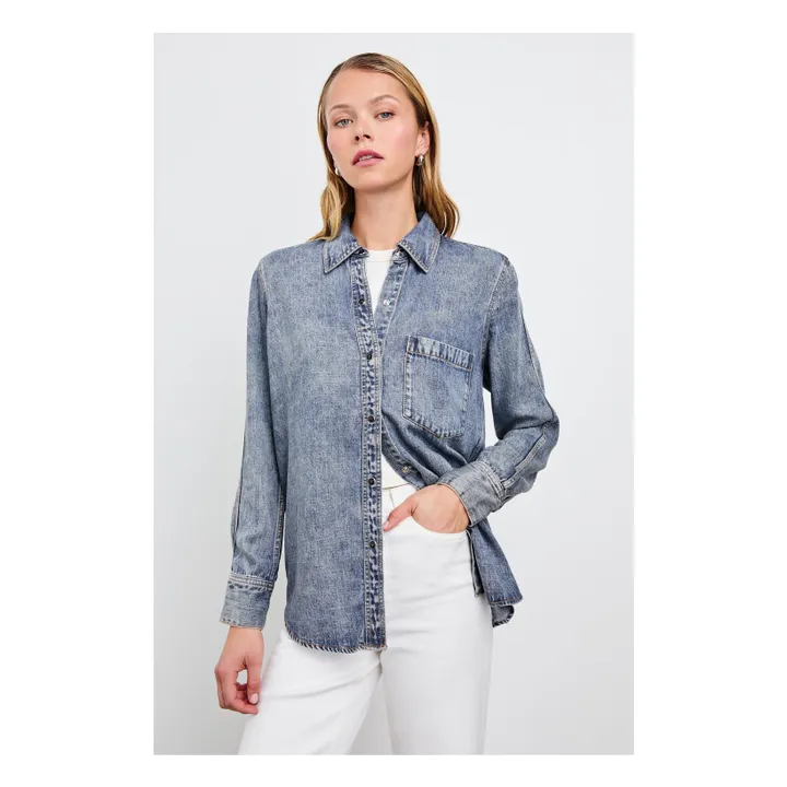 Chemise Atticus | Mid Blue- Image produit n°2