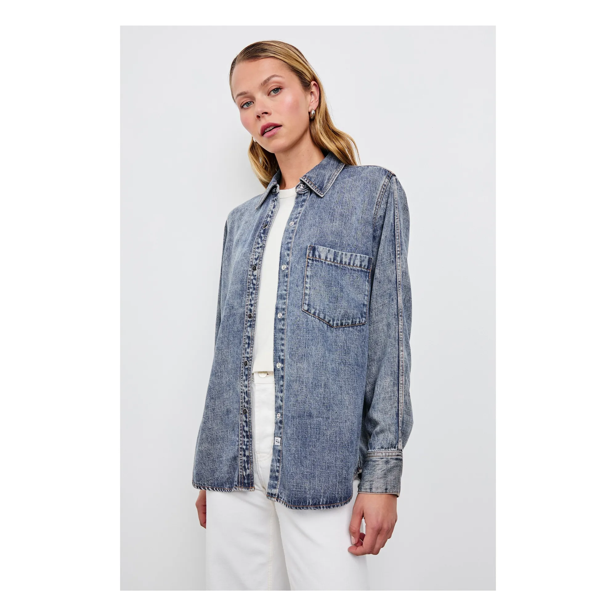 Chemise Atticus | Mid Blue- Image produit n°1