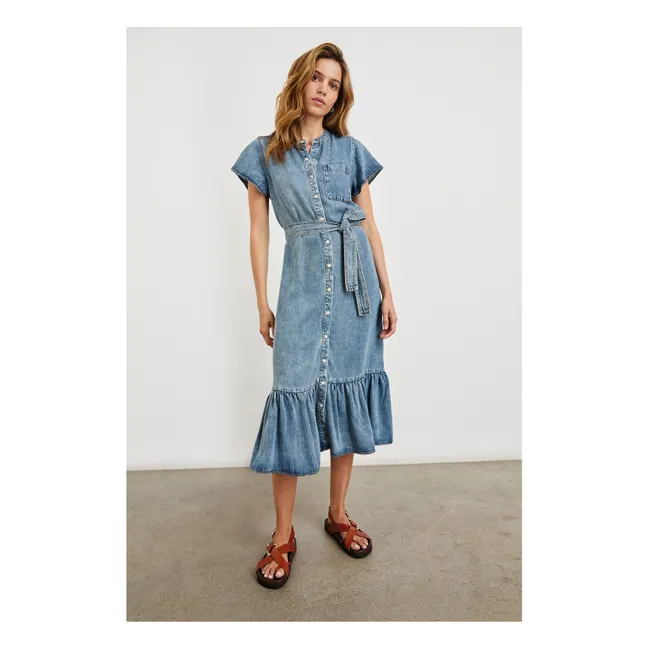 Vestido Kahlo | Mid Blue