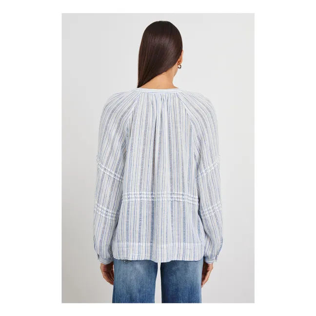 Bluse Frances Sonoma Streifen | Hellblau