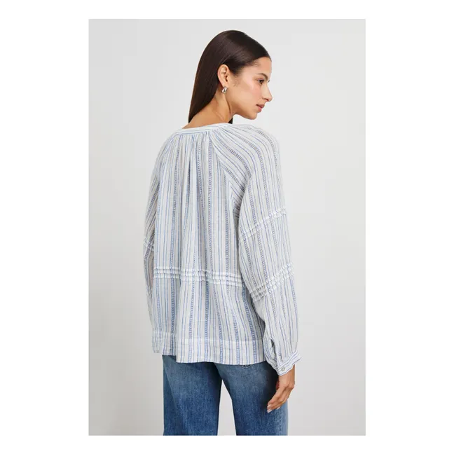 Bluse Frances Sonoma Streifen | Hellblau