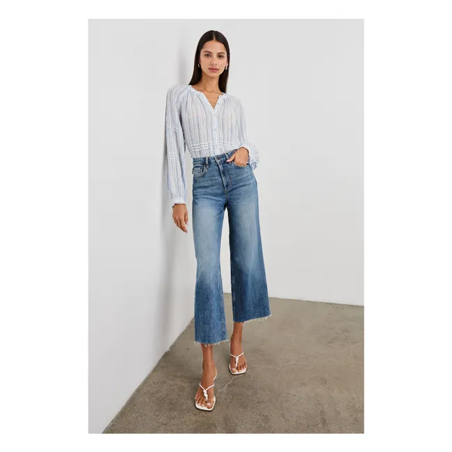Bluse Frances Sonoma Streifen | Hellblau