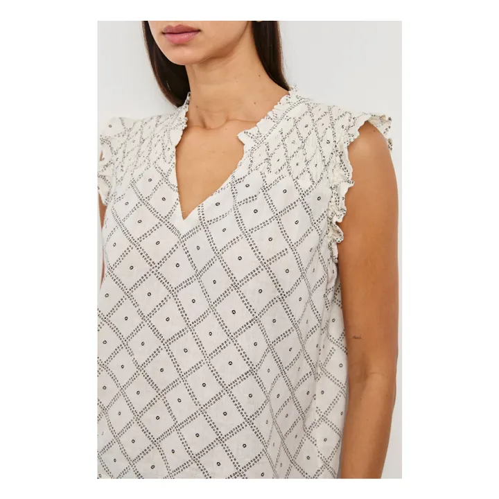 Blouse Arlene Zanzibar | Ivoire- Image produit n°8