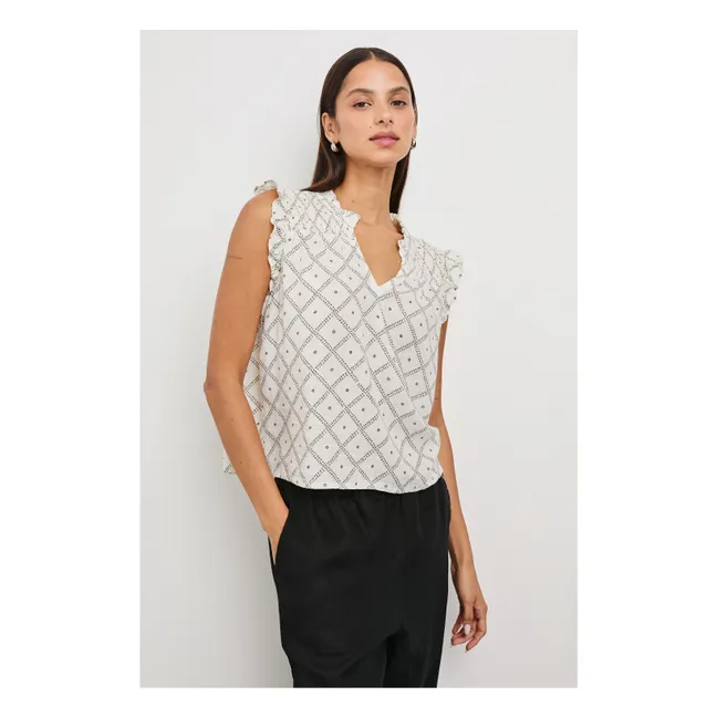 Blusa Arlene Zanzibar | Marfil
