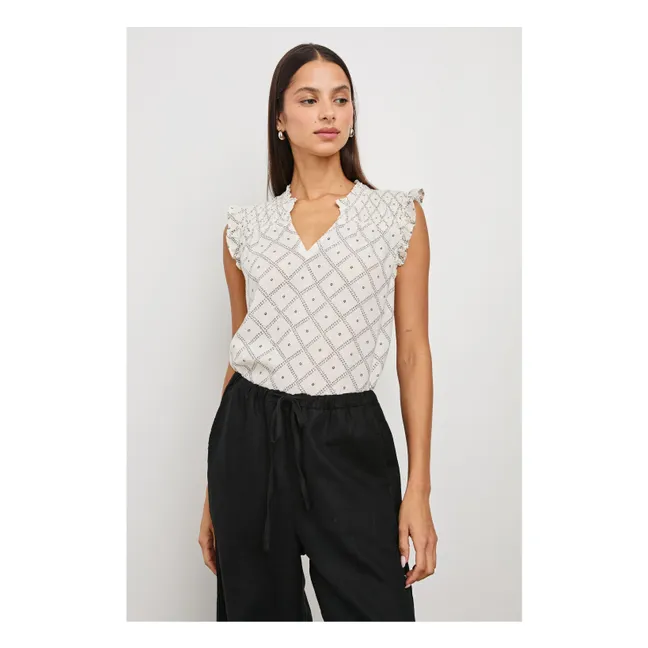 Blusa Arlene Zanzibar | Marfil