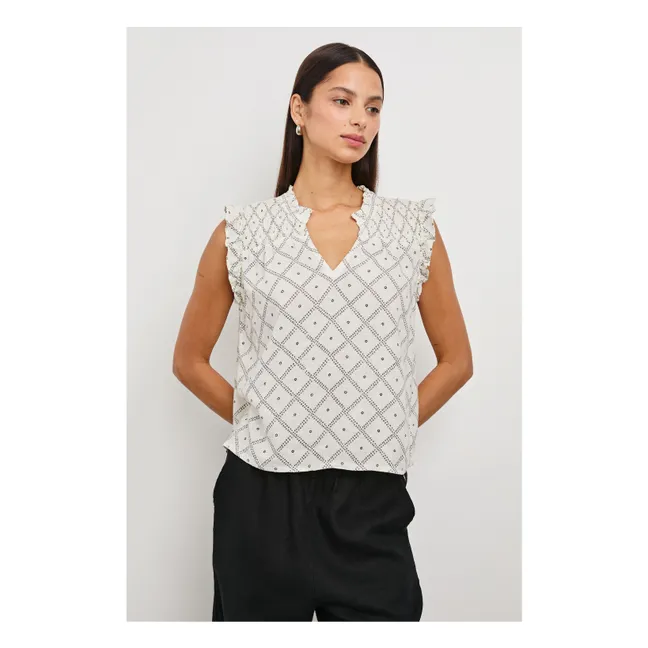 Blusa Arlene Zanzibar | Marfil