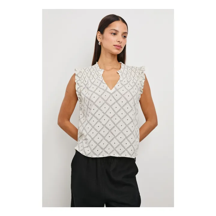 Blouse Arlene Zanzibar | Ivoire- Image produit n°2