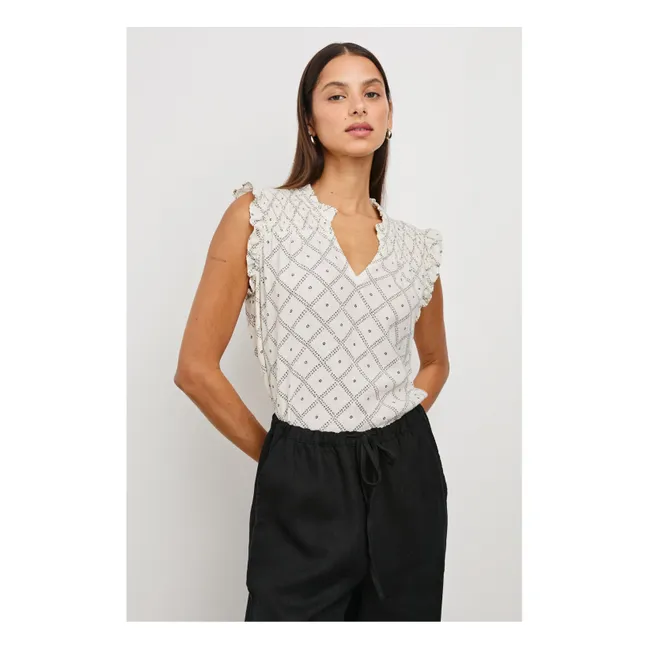 Blusa Arlene Zanzibar | Marfil