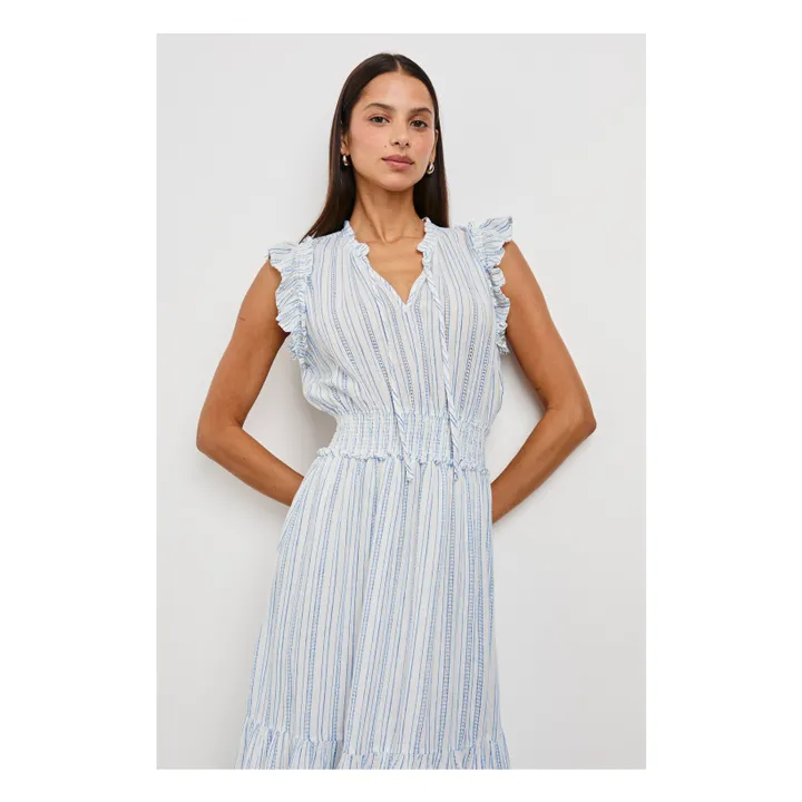 Robe Garden Sonoma Rayures | Bleu Clair- Image produit n°4