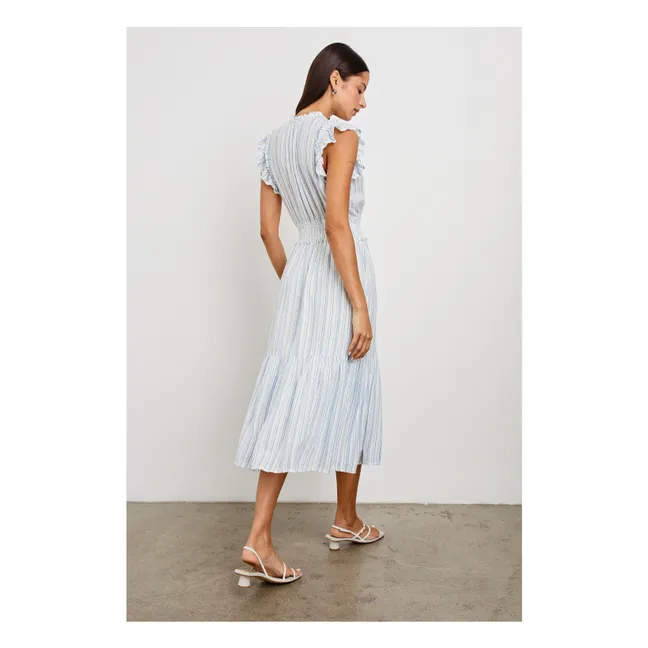 Kleid Garden Sonoma Streifen | Hellblau