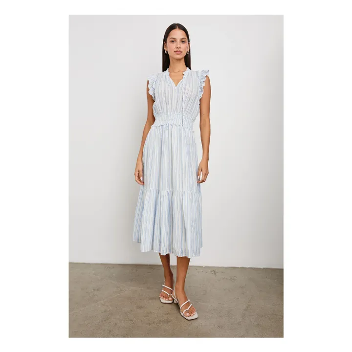 Robe Garden Sonoma Rayures | Bleu Clair- Image produit n°2