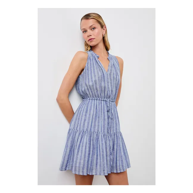 Kleid Albany Lake View Gestreift | Blau