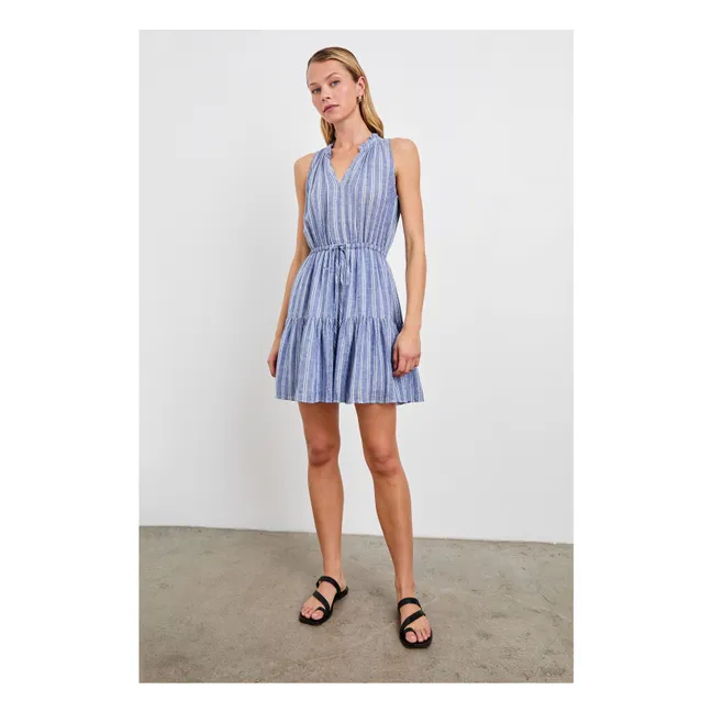Kleid Albany Lake View Gestreift | Blau