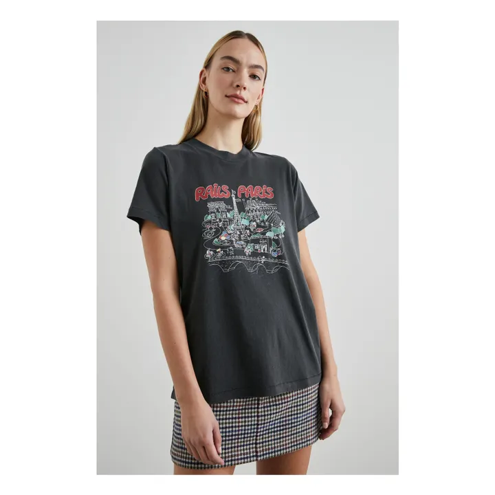 Camiseta Boyfriend | Negro- Imagen del producto n°6