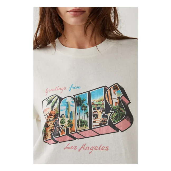 Boyfriend-T-Shirt | Weiß
