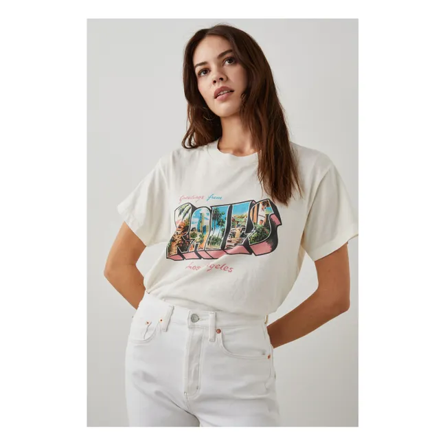 Boyfriend-T-Shirt | Weiß
