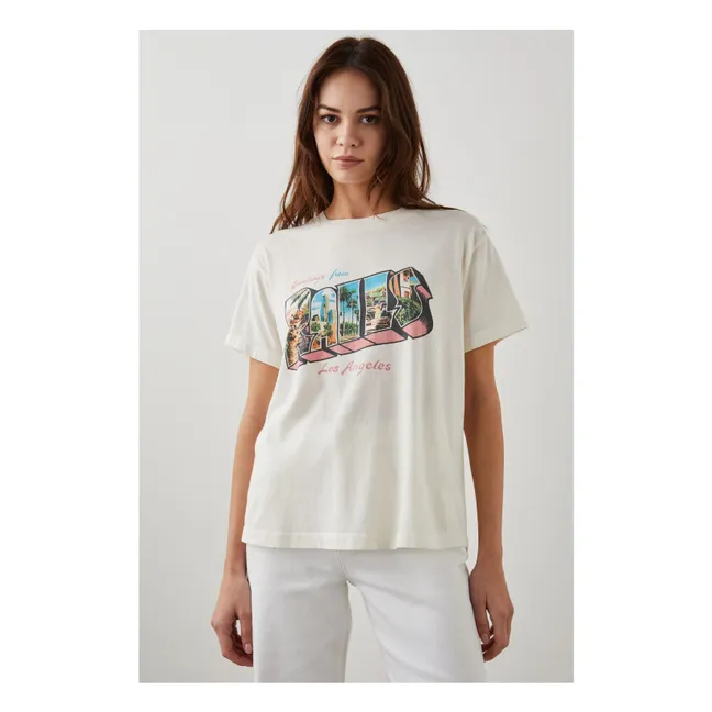 Boyfriend-T-Shirt | Weiß