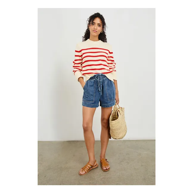 Jersey de rayas Alise | Rojo