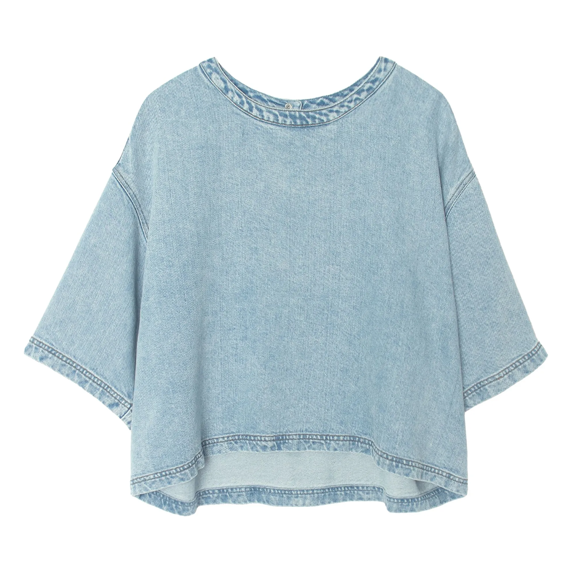 Xirena Light Blue Austin Denim T-Shirt