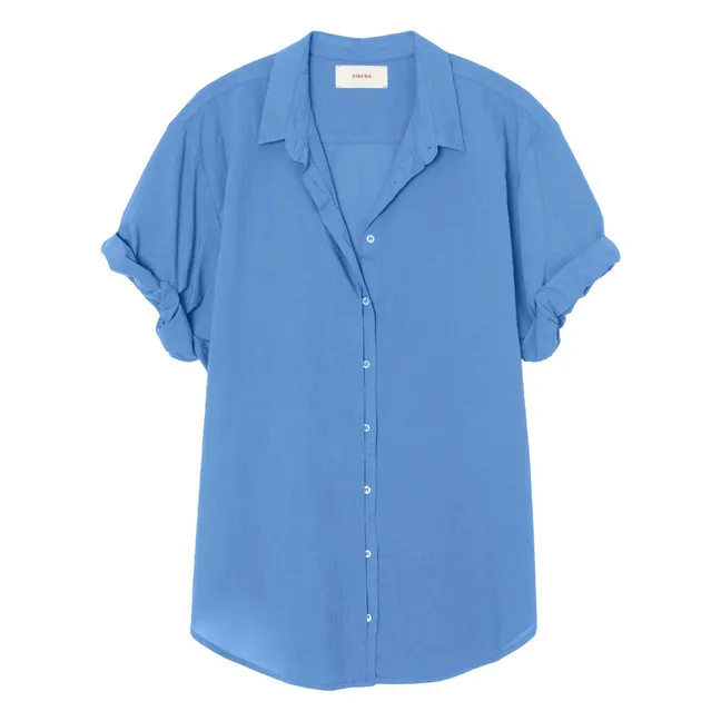 Camicia Channing in popeline di cotone | Blu scur