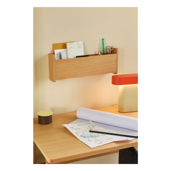 Elegante lámpara de sobremesa | Rojo- Imagen del producto n°2