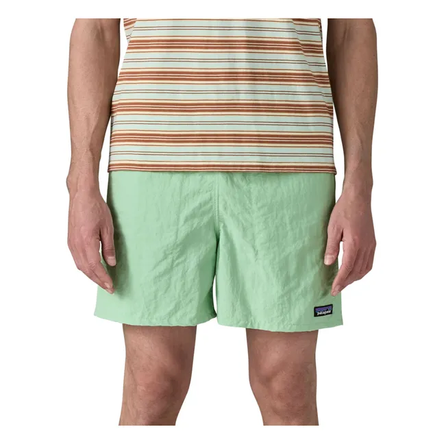 Badeshorts Baggy aus recycelten Fasern | Seladon