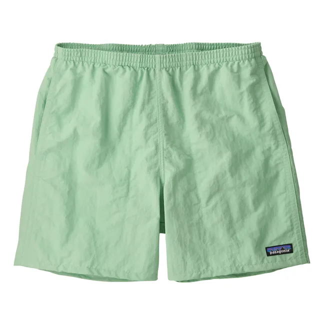 Badeshorts Baggy aus recycelten Fasern | Seladon