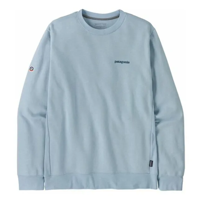 Sweat Fitz Roy Icon Uprisal Crew Fibres Recyclées | Bleu pâle