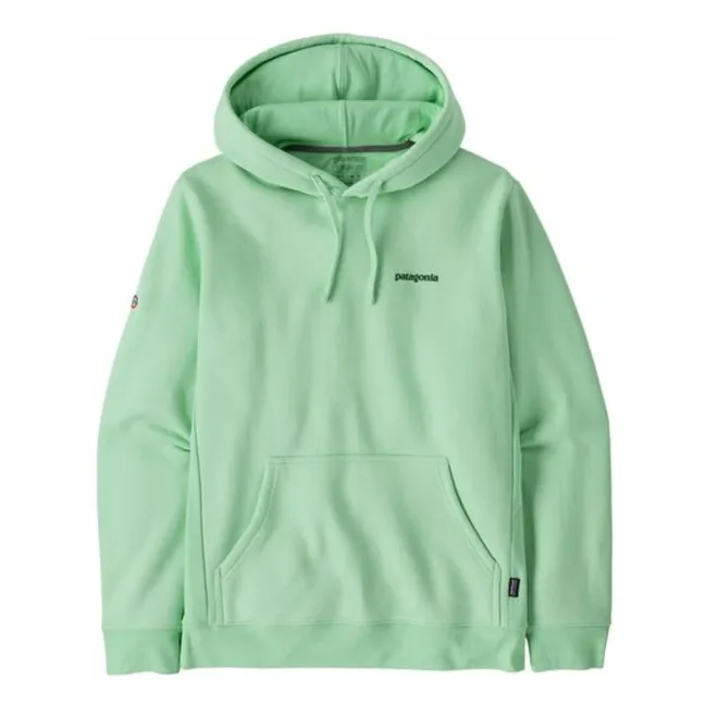 Sweat Capuche Fitz Roy Icon Uprisal Fibres Recyclées | Vert céladon