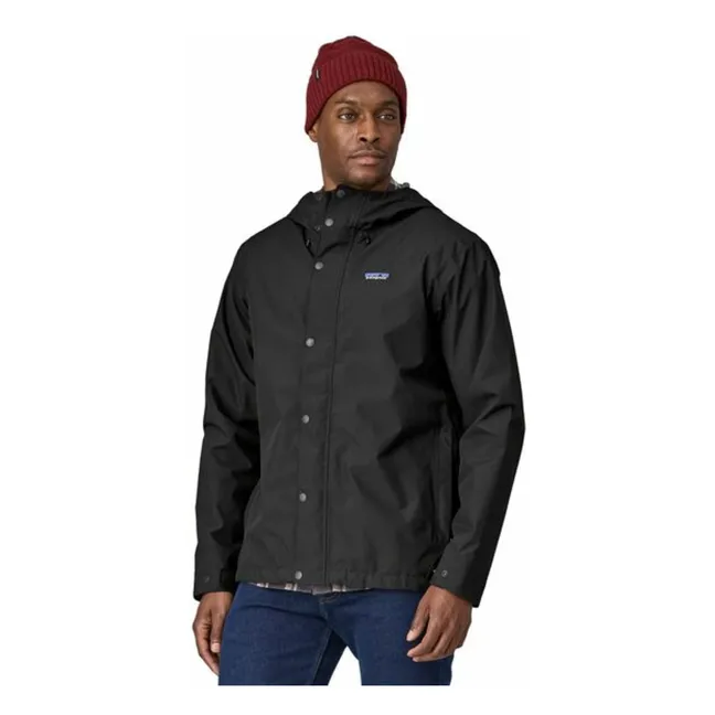 Giacca impermeabile Jackson Glacier Fibre riciclate | Nero