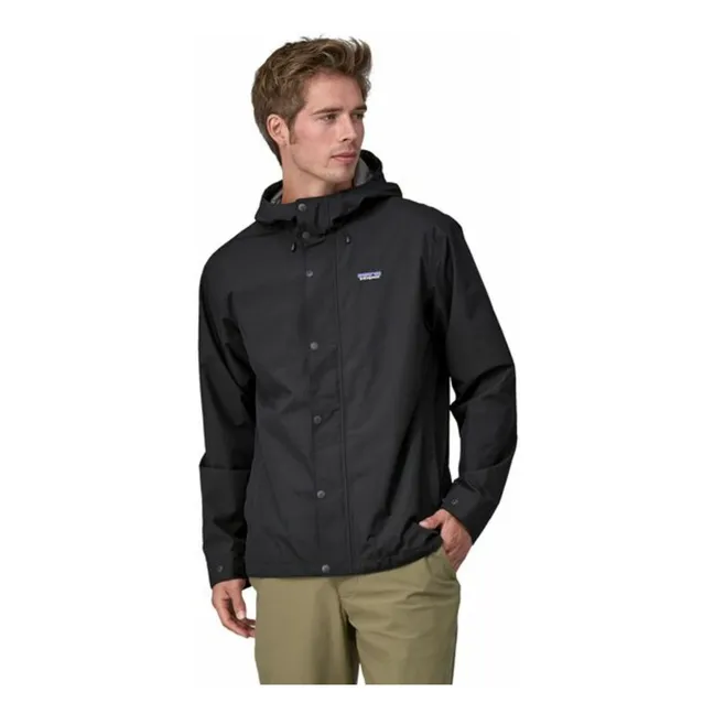 Giacca impermeabile Jackson Glacier Fibre riciclate | Nero