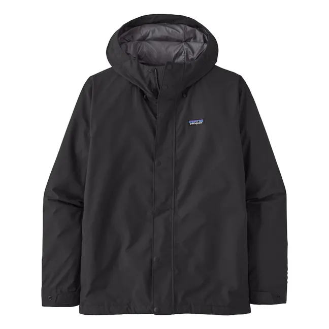 Veste Imperméable Jackson Glacier Fibres Recyclées | Noir