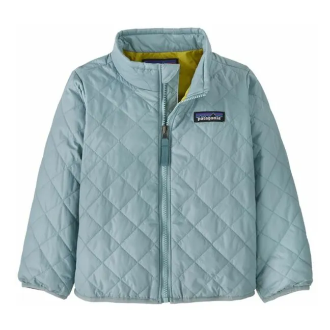 Daunenjacke Nano Puff aus recycelten Fasern | Blassblau