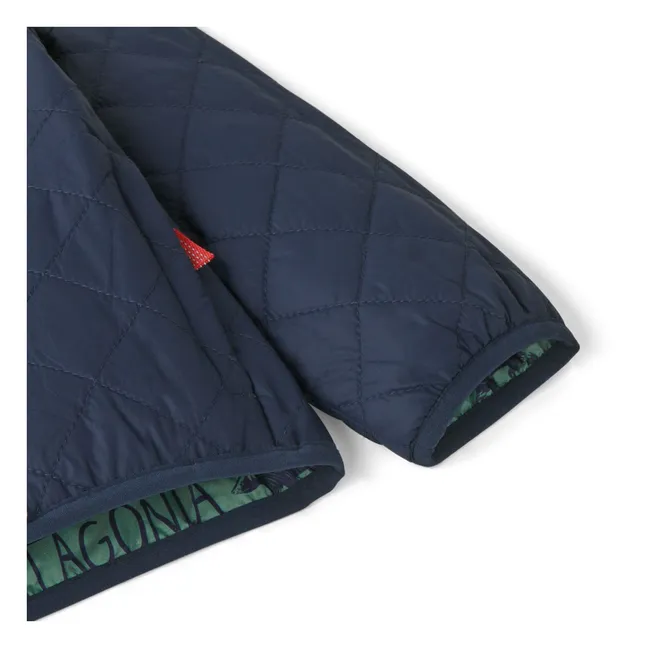 Daunenjacke Nano Puff aus recycelten Fasern | Navy