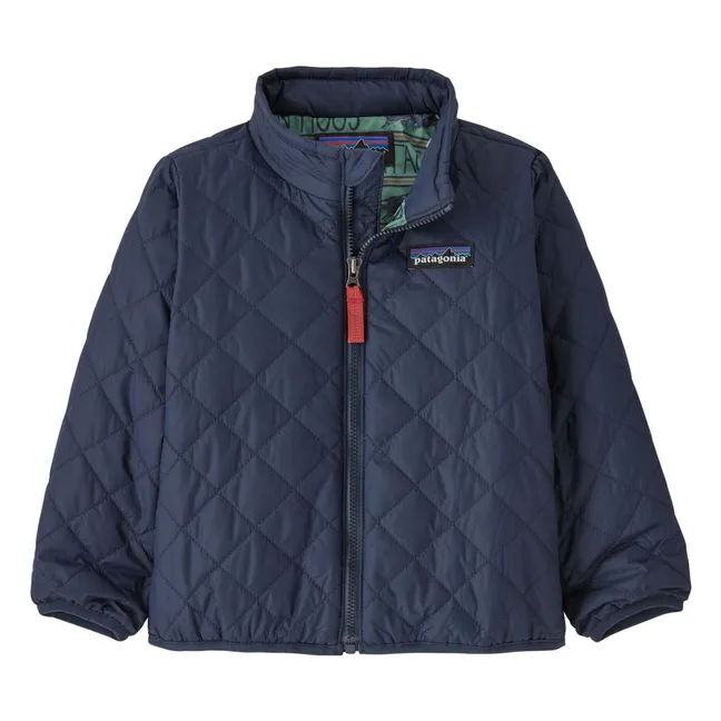 Daunenjacke Nano Puff aus recycelten Fasern | Navy