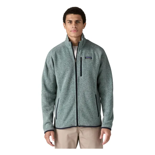 Fleece mit Reißverschluss Better Sweater Recycelte Fasern | Seladon